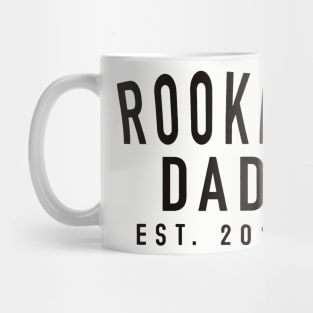 Rookie Dad Est 2017 Logo Funny Mug